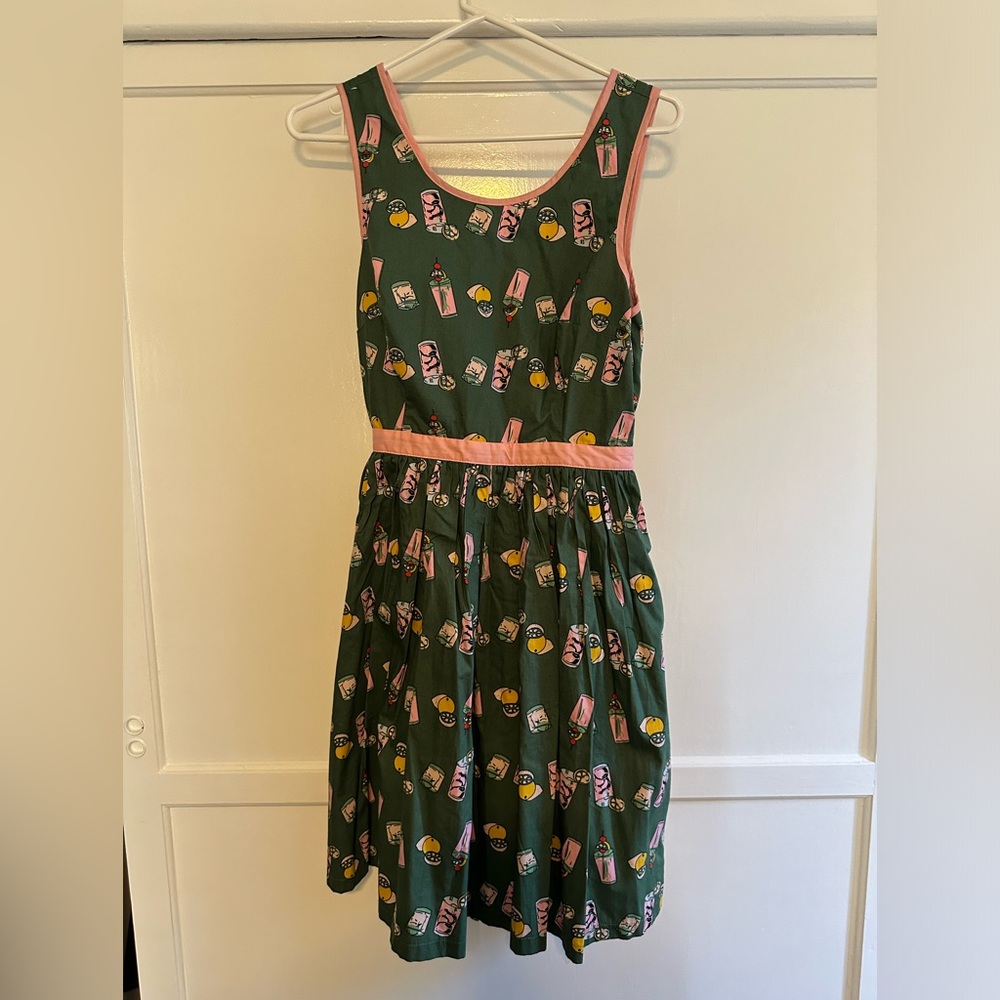 ModCloth fit & flare lemonade dress 👗🍋